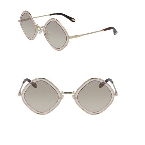 mod rectangle 55mm sunglasses chloe